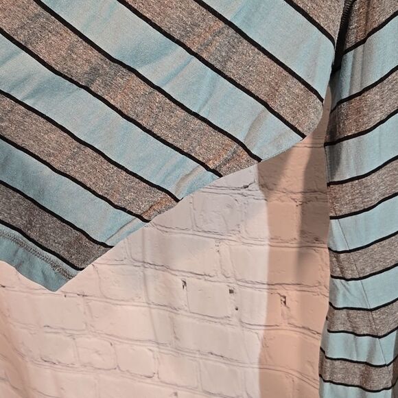 CJ Banks Striped Plus Size 3X Top - Picture 5 of 11